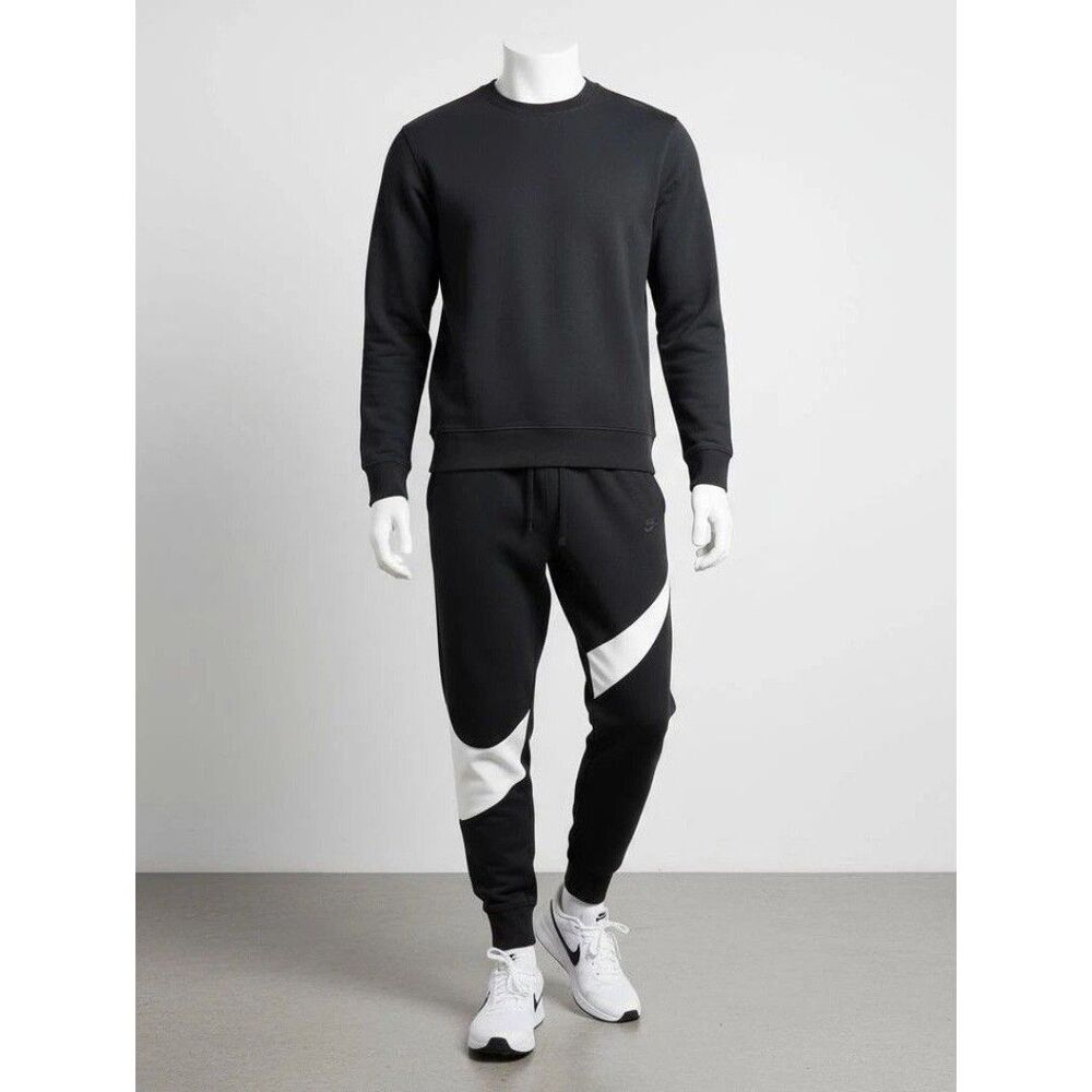 Nike Sportswear Swoosh Tech Fleece - Color BLACK Large